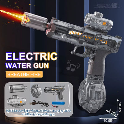 Ultimate Kids High Pressure Electric Water Gun - Perfect for Summer Beach and Pool Fun!