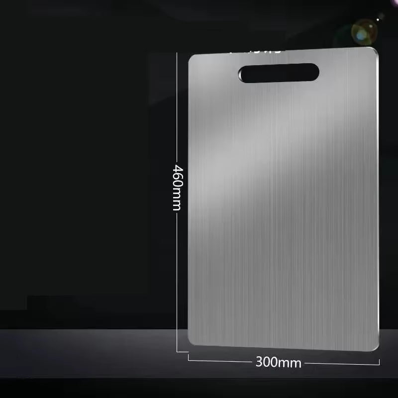 Premium Stainless Steel Cutting Board - Antibacterial, Mildew-Proof, Perfect for Kneading Dough & Chopping Fruits and Vegetables