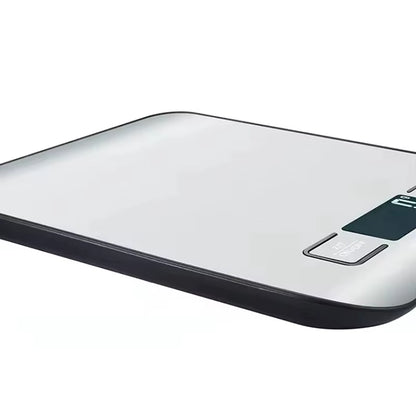 Stainless Steel Digital Kitchen Scale with LED Display - 5Kg/1G Precision Weighing for Food, Jewelry, and Baking