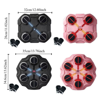 Smart Wall-Mounted Boxing Machine with Noise Reduction, Speed Adjustment, and LED Lights