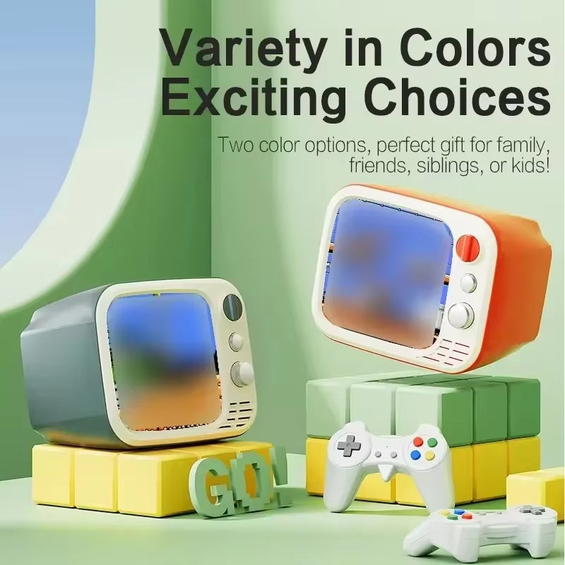 H7 Retro Small TV Video Handheld Game Console 3.5-Inch HD 740 Classical Games Dual Gamepad Handheld Video Game Console