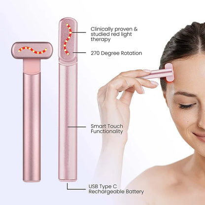 Rejuvenate Your Skin: EMS Microcurrent Facial Wand for Lifting, Tightening & Anti-Aging Treatment