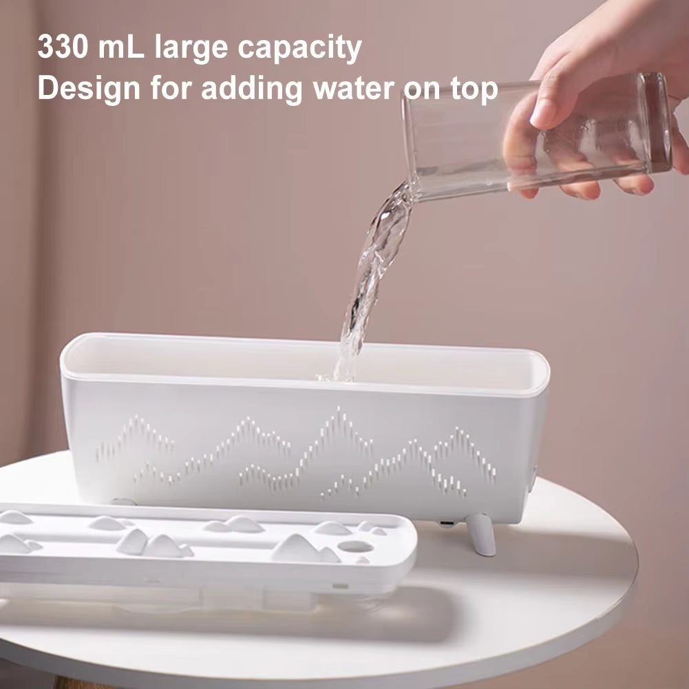 Colorful 330ml Aroma Diffuser with Five Nozzles and Dual Mist Modes - Jellyfish & Flame Aromatherapy Humidifier for Your Bedroom