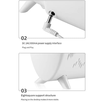 Colorful 330ml Aroma Diffuser with Five Nozzles and Dual Mist Modes - Jellyfish & Flame Aromatherapy Humidifier for Your Bedroom