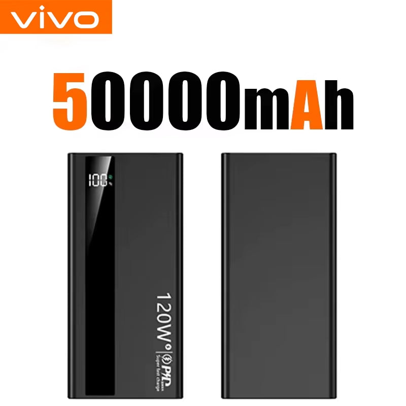 500000Mah Large Capacity Power Bank 120W Super Fast Charging Power Bank Portable Battery Charger for Iphone Xiaomi Samsung