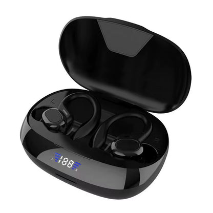 SP16 Wireless Bluetooth Earphones - Long Battery Life, Digital Display & Noise Reduction for Sports