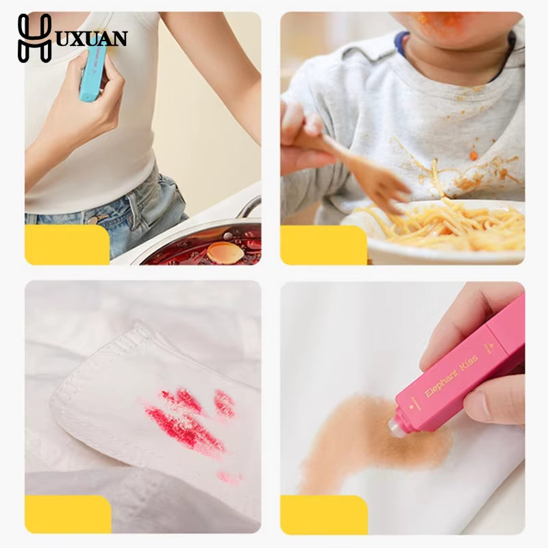 Instant Stain Remover for White Clothes - 12ml Portable Grease & Stain Eliminator