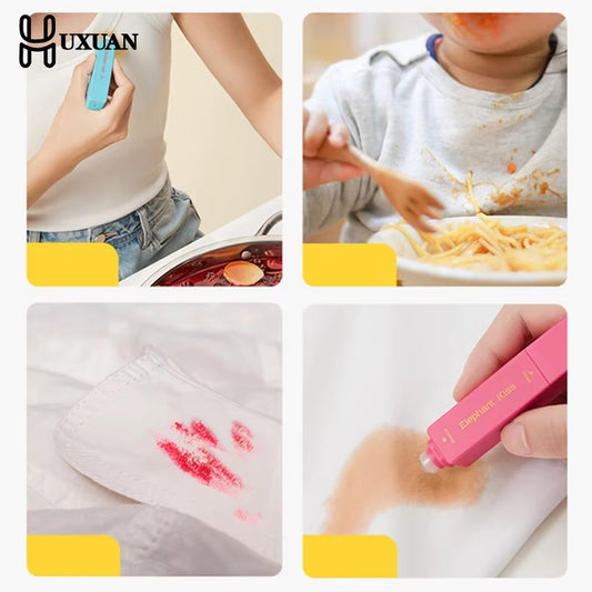 Instant Stain Remover for White Clothes - 12ml Portable Grease & Stain Eliminator