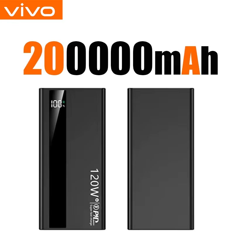 500000Mah Large Capacity Power Bank 120W Super Fast Charging Power Bank Portable Battery Charger for Iphone Xiaomi Samsung
