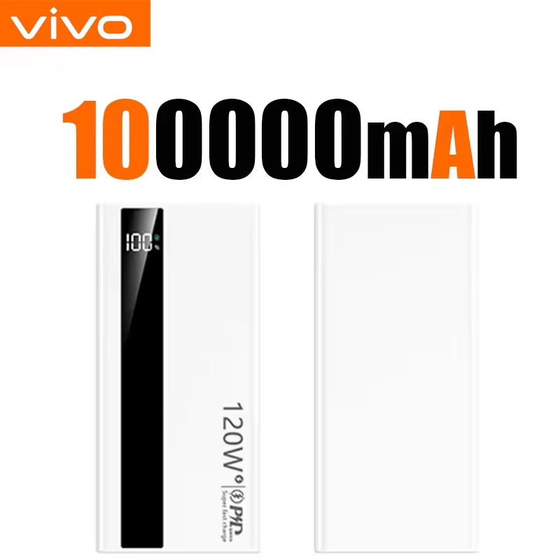 500000Mah Large Capacity Power Bank 120W Super Fast Charging Power Bank Portable Battery Charger for Iphone Xiaomi Samsung