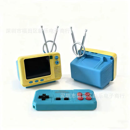 Experience Nostalgia with the Retro Wireless Game Console - Classic 80s Style Handheld for Fun and Bookshelf Decoration