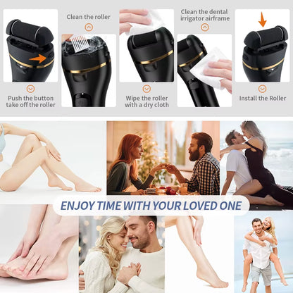 Rechargeable USB Electric Foot Grinder - Adjustable Speed Callus Remover for Effortless Pedicure & Self-Care for Men & Women