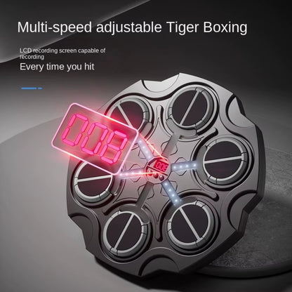 Smart Wall-Mounted Boxing Machine with Noise Reduction, Speed Adjustment, and LED Lights
