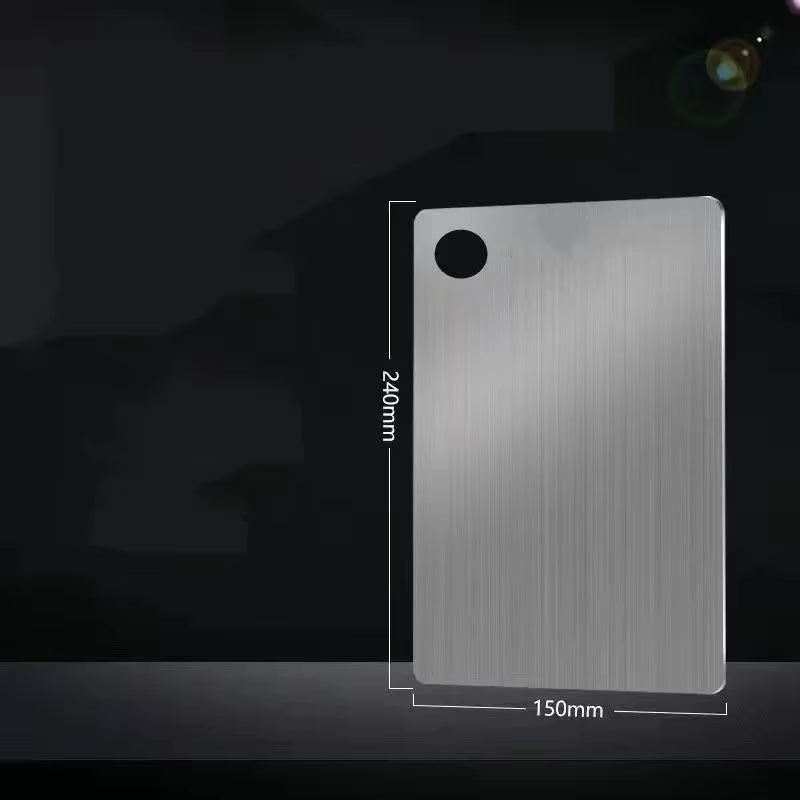 Premium Stainless Steel Cutting Board - Antibacterial, Mildew-Proof, Perfect for Kneading Dough & Chopping Fruits and Vegetables