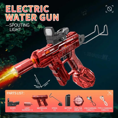 Ultimate Kids High Pressure Electric Water Gun - Perfect for Summer Beach and Pool Fun!