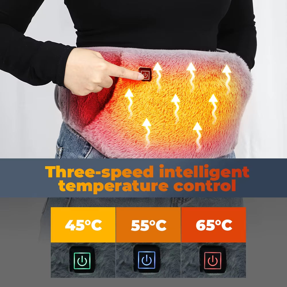 Experience Ultimate Comfort with the 3-Level Electric Graphene Heating Pad - Cold-Proof Uterine and Hand Warming Belt