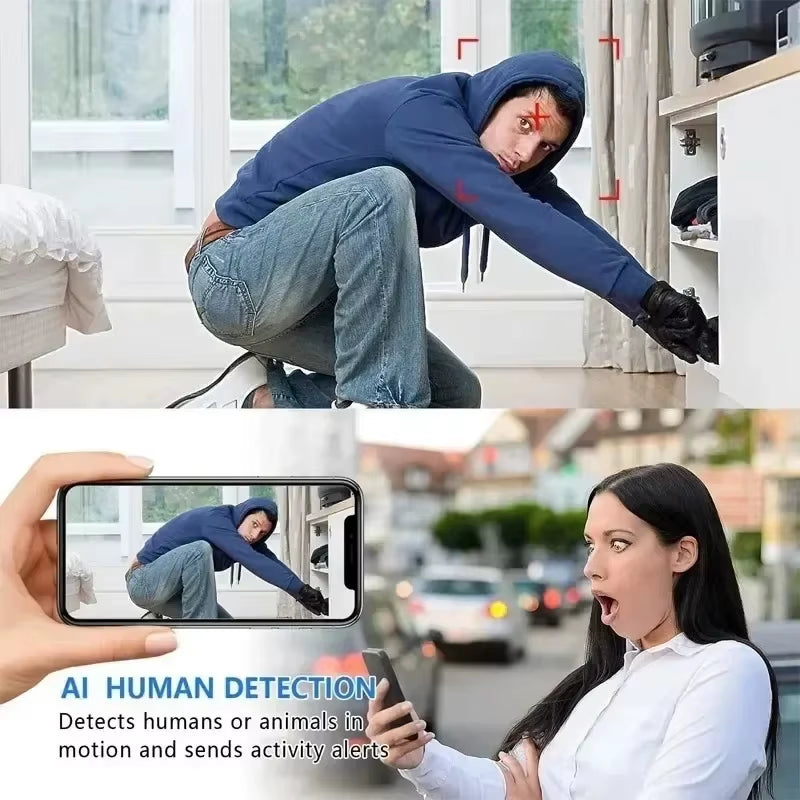 X5Mini 1080P Wireless Night Vision Surveillance Camera - Lightweight, Portable & Premium Quality with Motion Detection