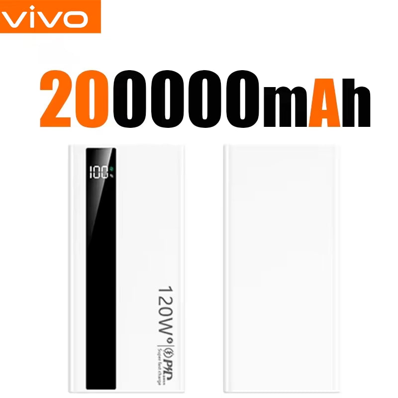 500000Mah Large Capacity Power Bank 120W Super Fast Charging Power Bank Portable Battery Charger for Iphone Xiaomi Samsung