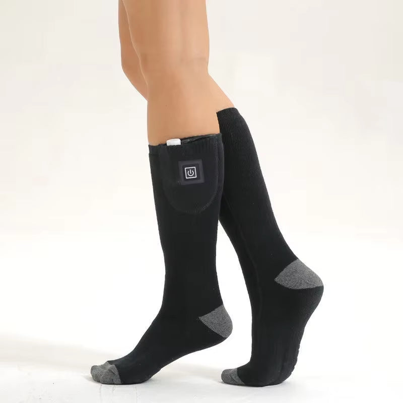 Ultimate Winter Heated Socks for Men & Women - Thermal Foot Warmers for Skiing, Trekking, and Outdoor Adventures