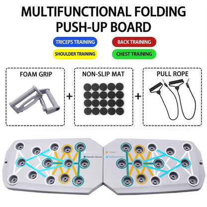 Ultimate Portable Push-Up Board Set - Multifunctional Fitness Equipment for Total Body Training!
