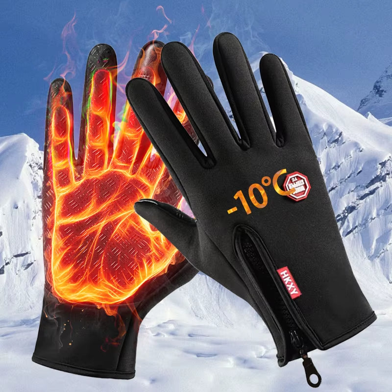 Stay Warm and Connected: Unisex Touchscreen Winter Gloves for Outdoor Adventures