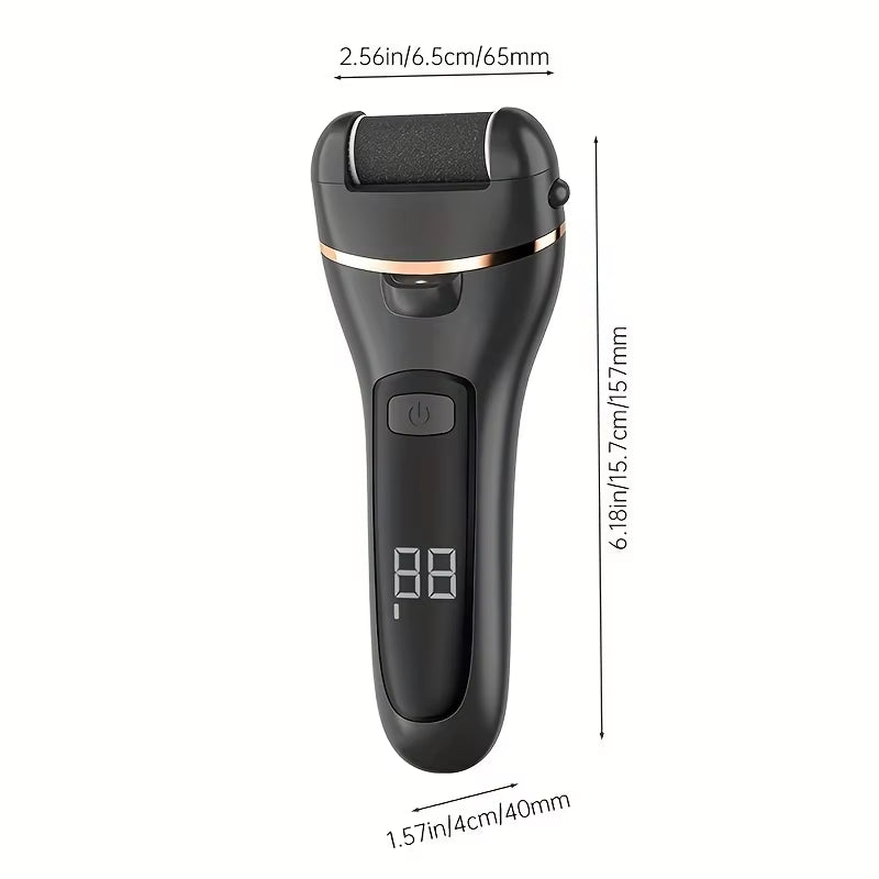 Rechargeable USB Electric Foot Grinder - Adjustable Speed Callus Remover for Effortless Pedicure & Self-Care for Men & Women