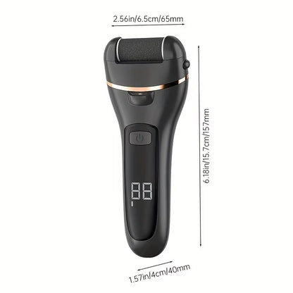 Rechargeable USB Electric Foot Grinder - Adjustable Speed Callus Remover for Effortless Pedicure & Self-Care for Men & Women