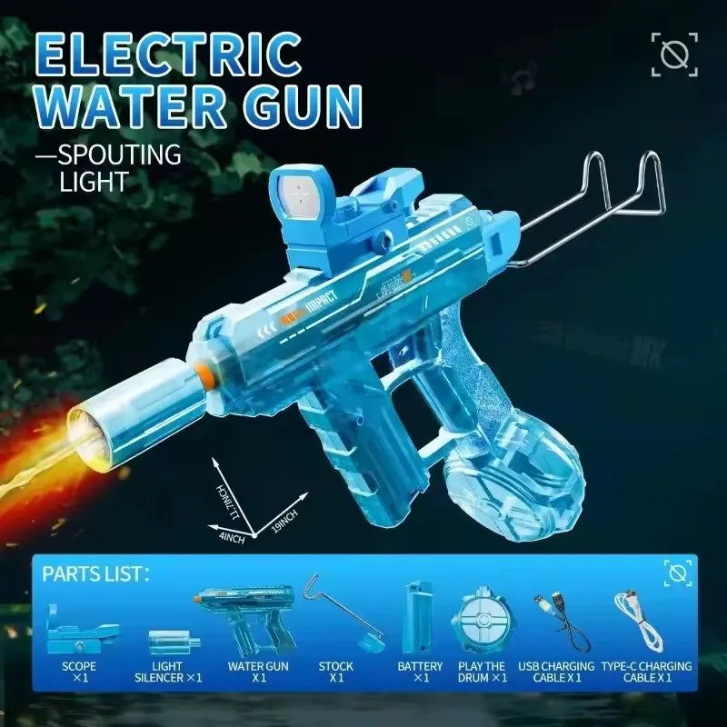 Ultimate Kids High Pressure Electric Water Gun - Perfect for Summer Beach and Pool Fun!