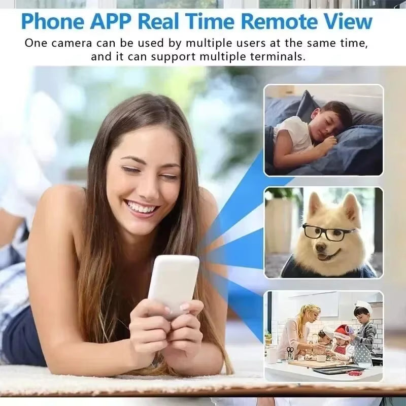 X5Mini 1080P Wireless Night Vision Surveillance Camera - Lightweight, Portable & Premium Quality with Motion Detection