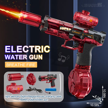 Ultimate Kids High Pressure Electric Water Gun - Perfect for Summer Beach and Pool Fun!