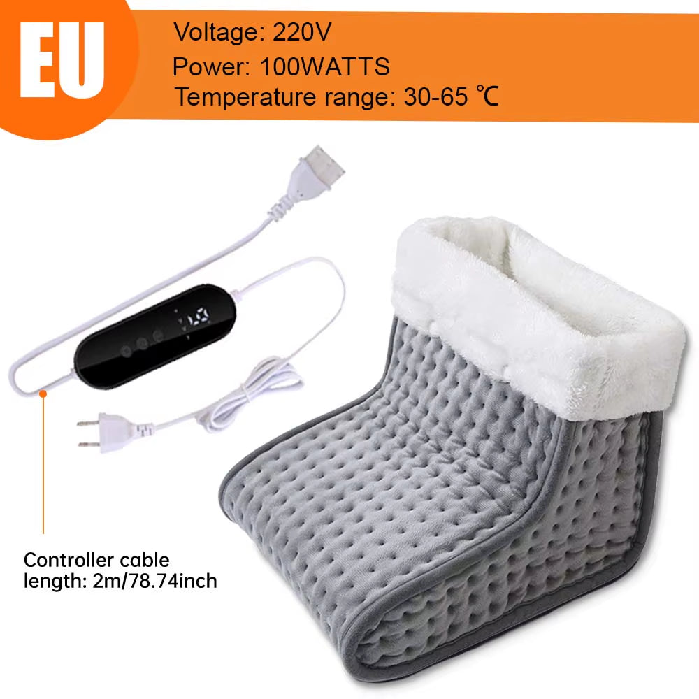Ultimate Electric Heated Foot Warmers - Adjustable Temperature Heating Pad for Cozy Comfort (40x40CM/40x76CM)