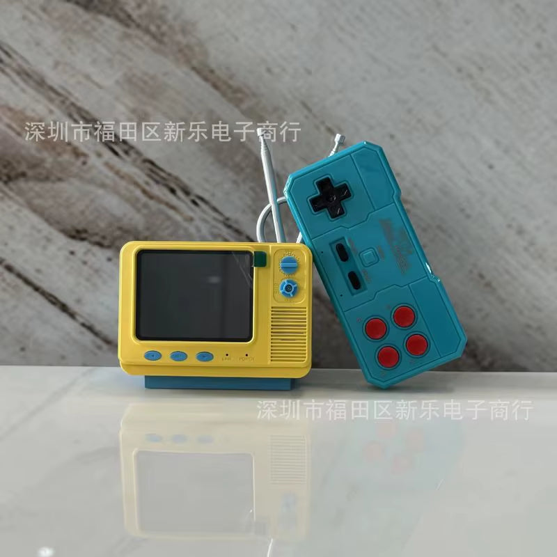 Experience Nostalgia with the Retro Wireless Game Console - Classic 80s Style Handheld for Fun and Bookshelf Decoration