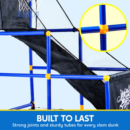 Ultimate LED Arcade Basketball Game - Adjustable 44"-55" Hoop with 4 Balls - Perfect Gift for Kids Ages 3-12!