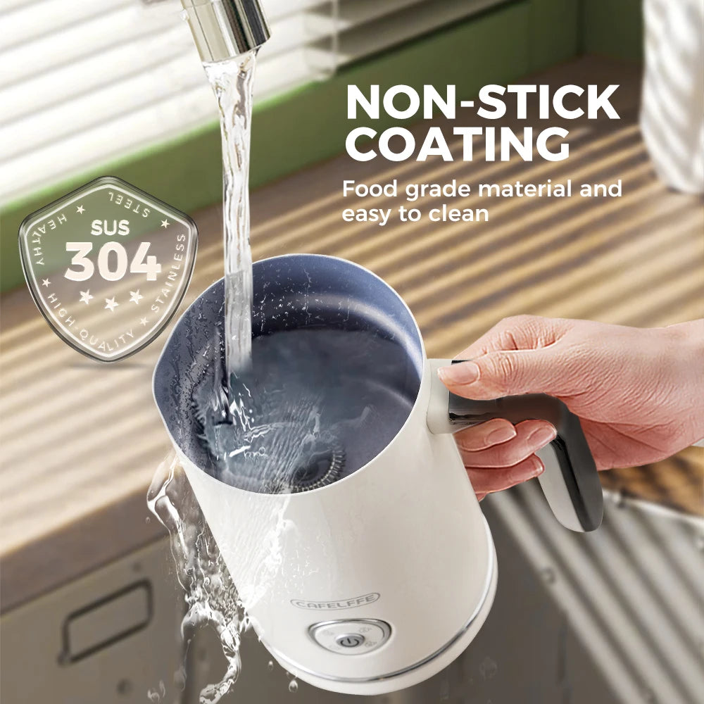 4-in-1 Milk Frother & Foam Maker – Turn Everyday Coffee Into Café-Style Creations (Hot or Cold!)