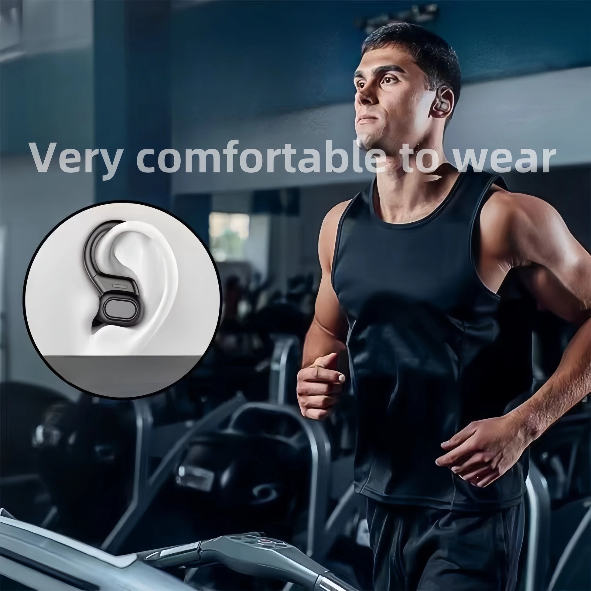 SP16 Wireless Bluetooth Earphones - Long Battery Life, Digital Display & Noise Reduction for Sports