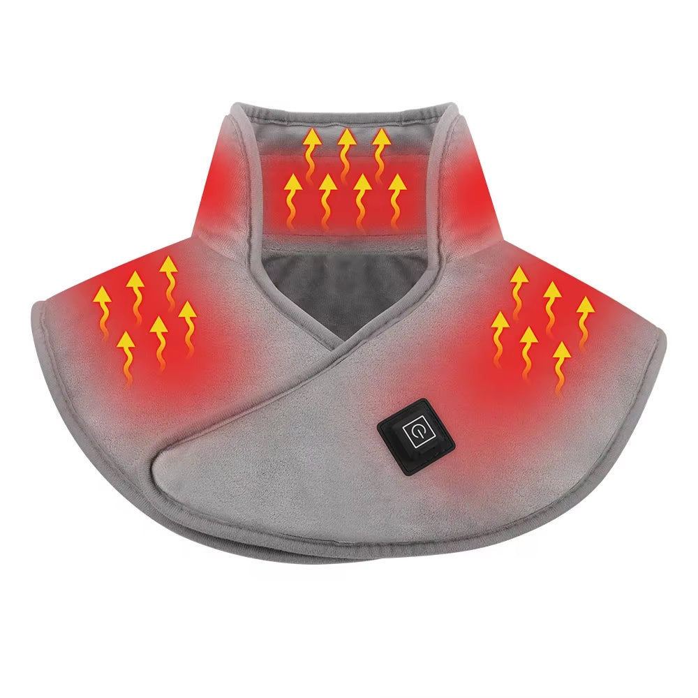 Experience Ultimate Comfort with Our Electric Heated Shoulder and Neck Pad - 3 Adjustable Heat Settings for Soothing Relief