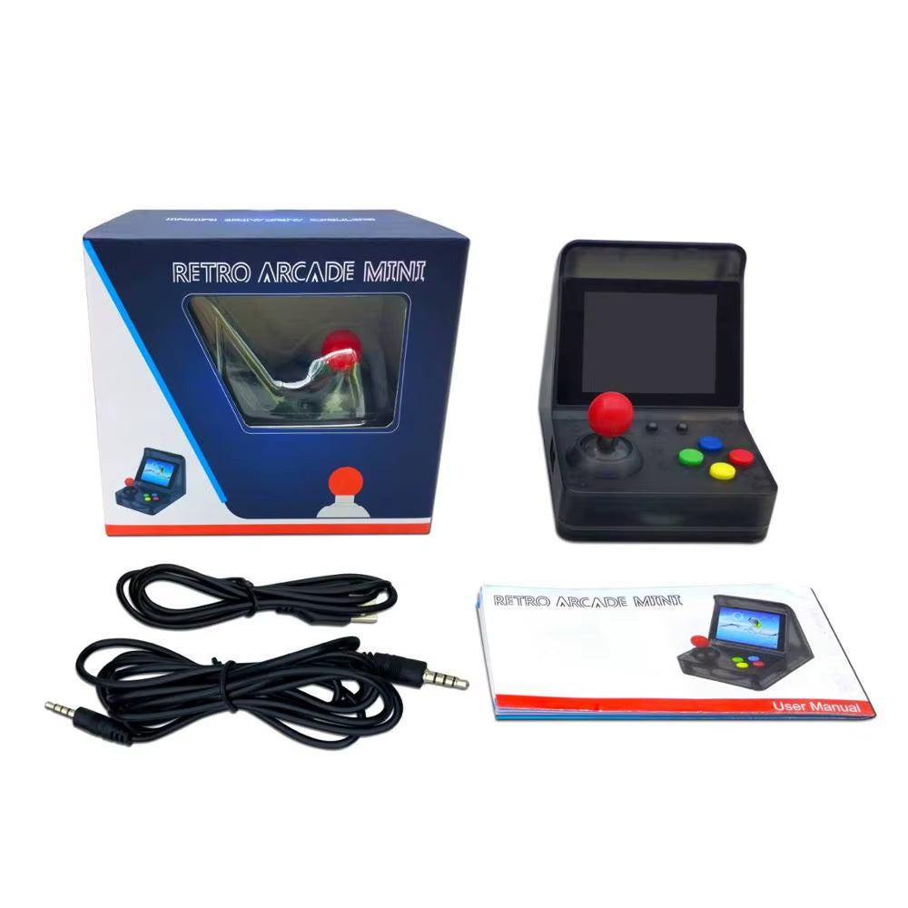 Ultimate 32-Bit Mini Arcade Retro Console - 500 Classic Games for Kids - Portable Handheld Fun!