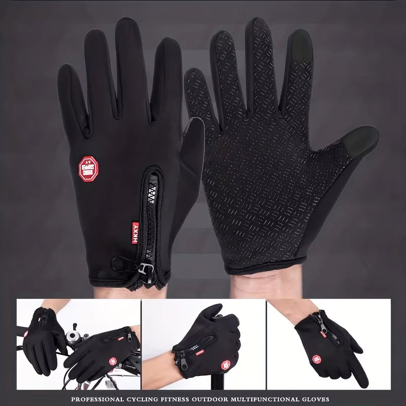 Stay Warm and Connected: Unisex Touchscreen Winter Gloves for Outdoor Adventures