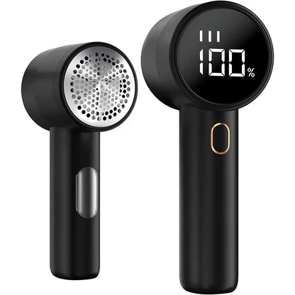 Revolutionary Wireless Electric Lint Remover with Adjustable Gears & LED Display - Portable Hairball Trimmer for Sweaters & Clothes