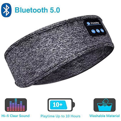 Wireless Bluetooth Sports Headband Earphones - Music Eye Mask & Sleep Headphones