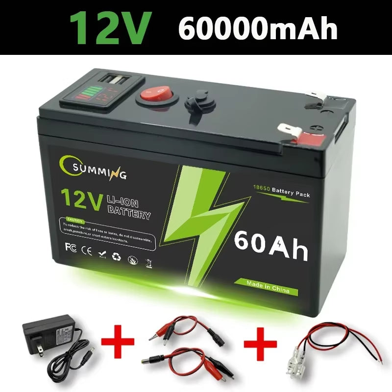 Lifepo4 12V 150Ah Rechargeable Lithium Battery,Built-In Bms,Perfect for Ride on Toys,Solar Panels,Fish Finders,Power Wheels