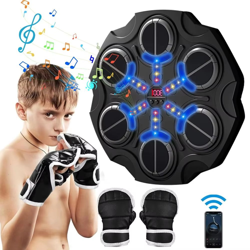 Smart Wall-Mounted Boxing Machine with Noise Reduction, Speed Adjustment, and LED Lights