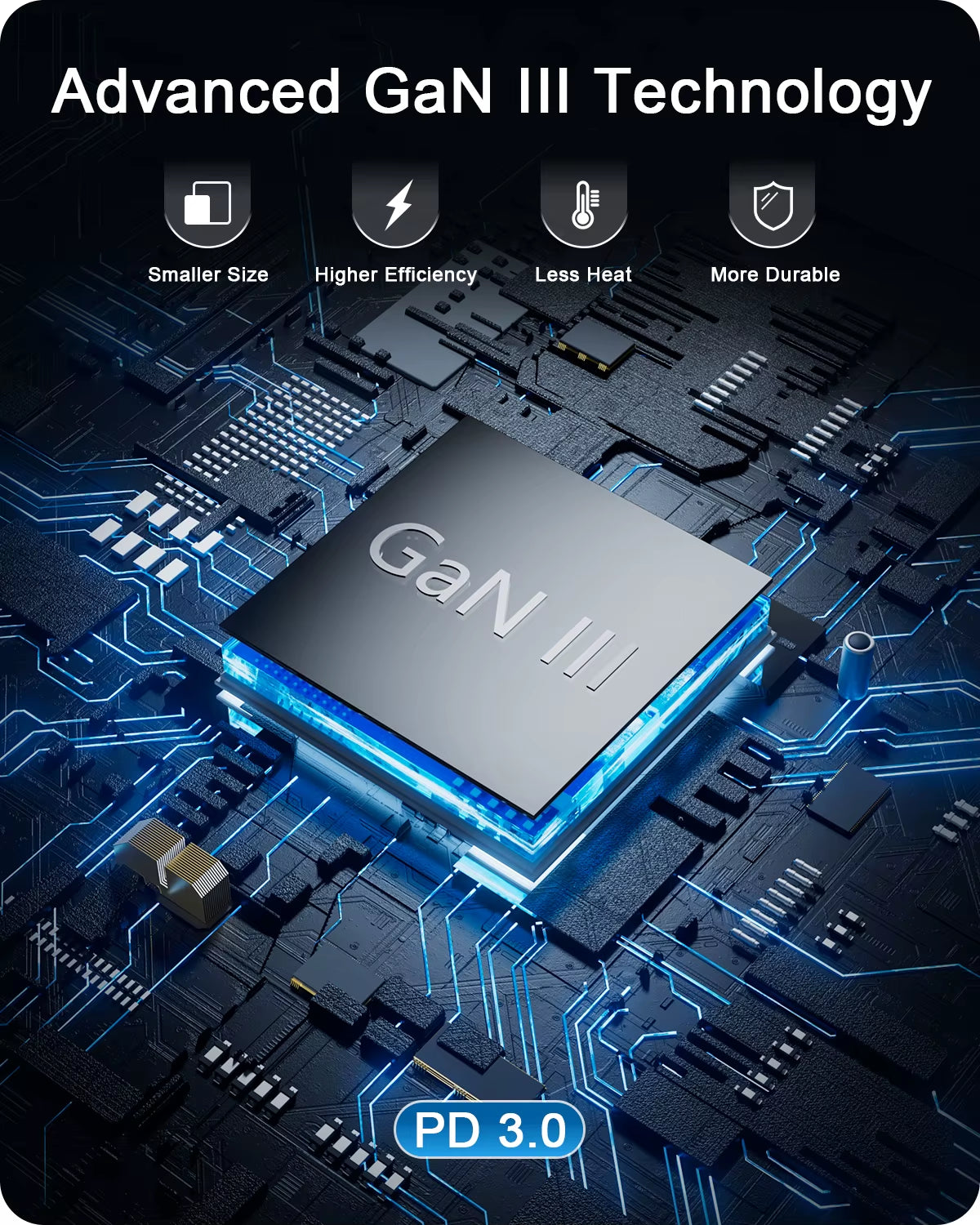 Ultimate 65W GaN Universal Travel Adapter - Fast Charging for EU, UK, USA & AUS with 2 USB-C Ports - Perfect for Travelers!