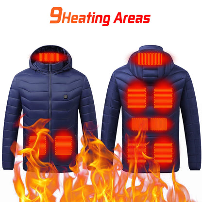 Stay Warm This Winter with Our Versatile Heated Jacket - Perfect for Men and Women!