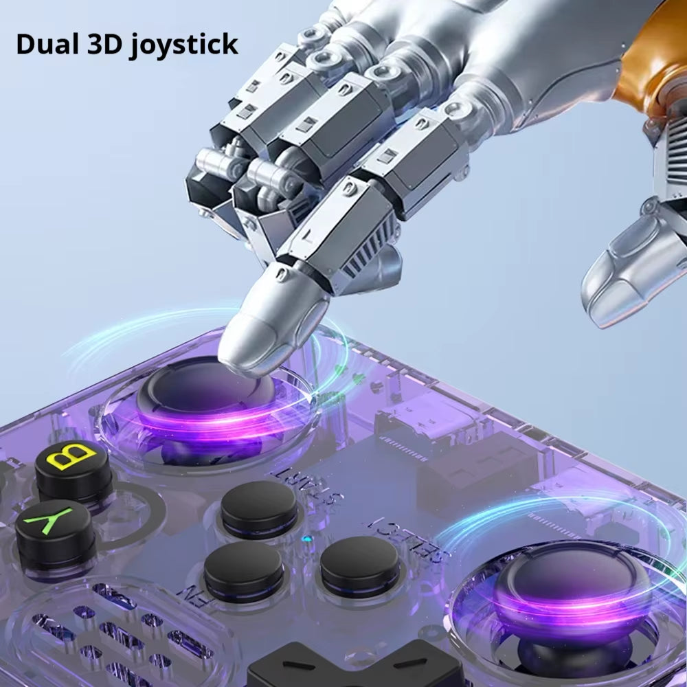 Open Source R36 64GB Handheld Game Console - Play the Best Games on Linux with 3.5" Display!