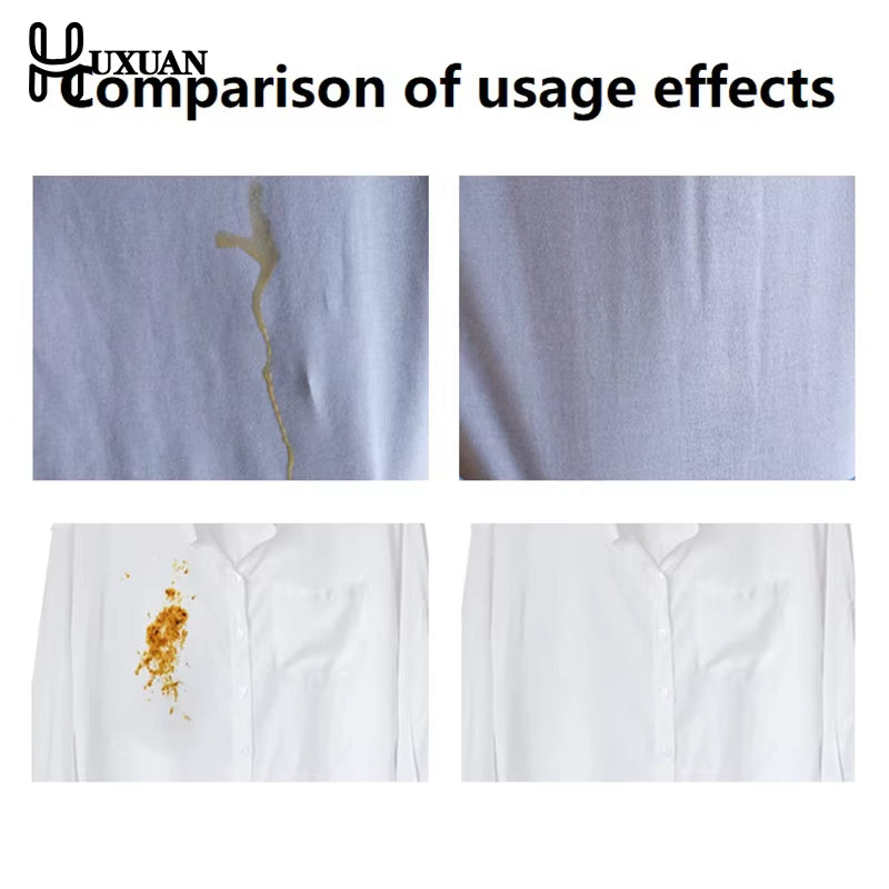 Instant Stain Remover for White Clothes - 12ml Portable Grease & Stain Eliminator
