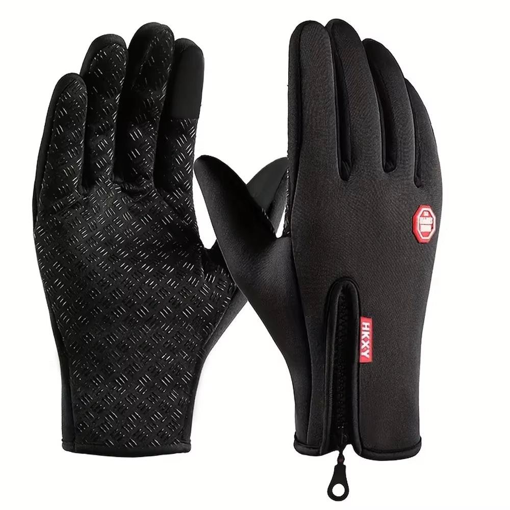 Stay Warm and Stylish this Autumn with Our Fashionable Anti-Slip Cycling Gloves - Perfect for Outdoor Adventures!