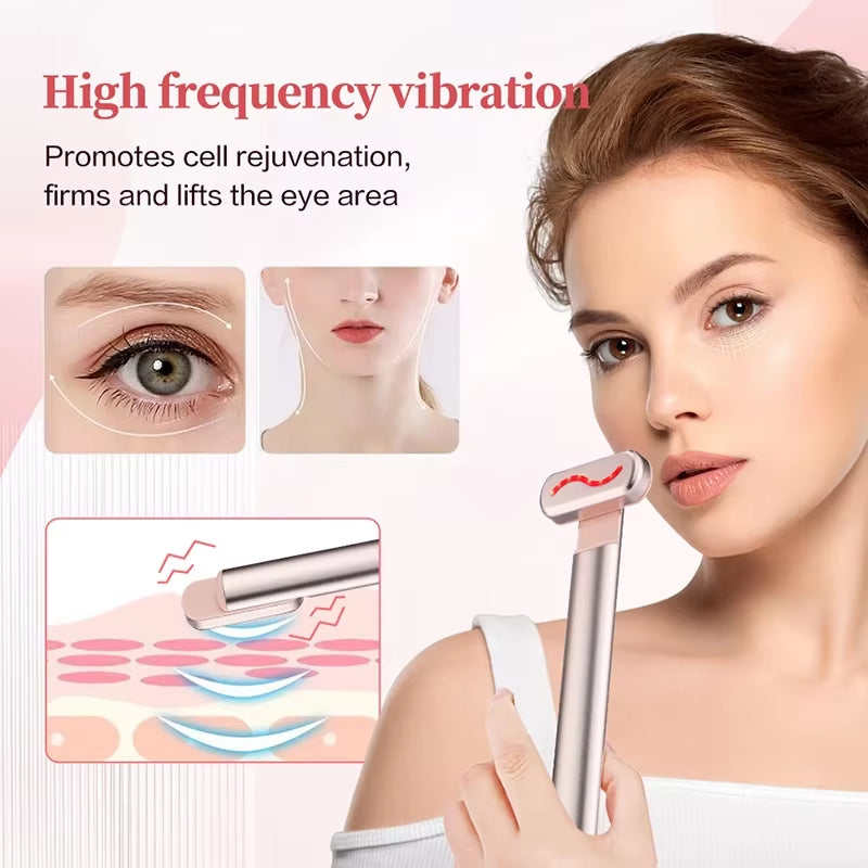 Rejuvenate Your Skin: EMS Microcurrent Facial Wand for Lifting, Tightening & Anti-Aging Treatment