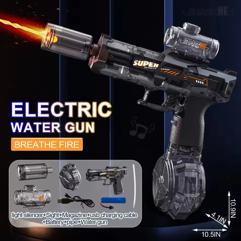 Ultimate Kids High Pressure Electric Water Gun - Perfect for Summer Beach and Pool Fun!