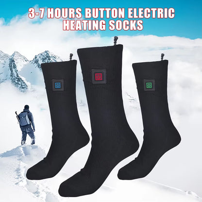 Ultimate Winter Heated Socks for Men & Women - Thermal Foot Warmers for Skiing, Trekking, and Outdoor Adventures